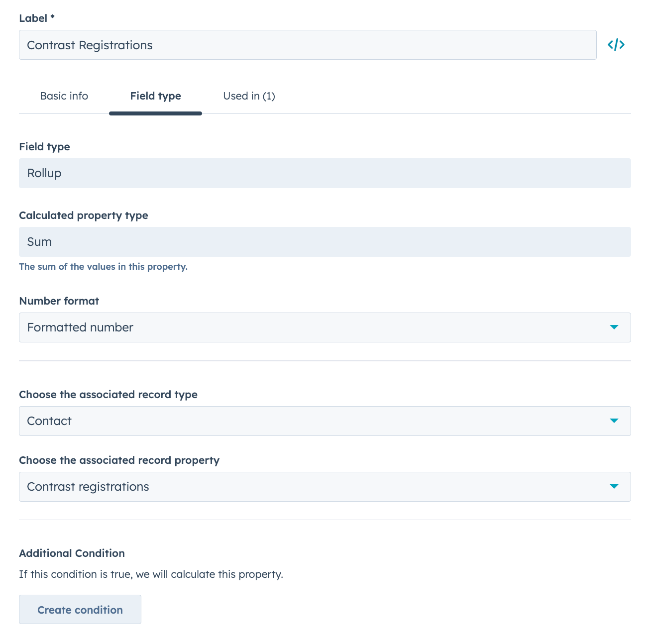 Creating calculated properties in HubSpot