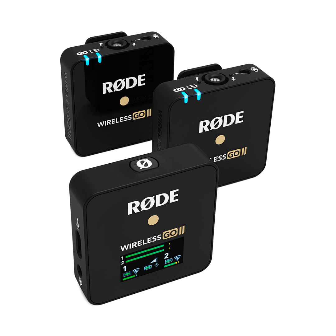 Image showing Rode Wireless Go 2 microphones and receiver