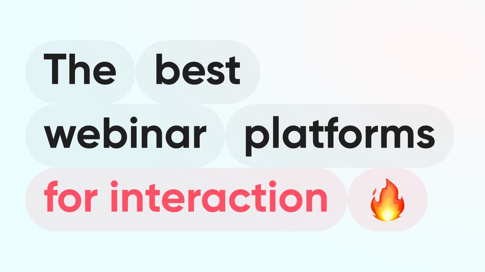Thumbnail for the best webinar platforms for interaction