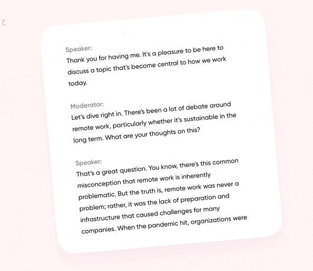 Video showing how you can use contrast to turn a webinar into clips for social media