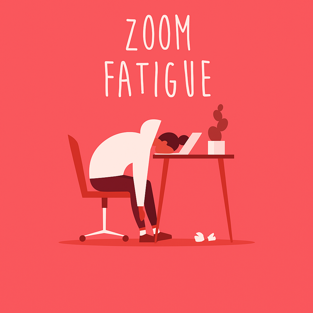 illustration of zoom fatigue