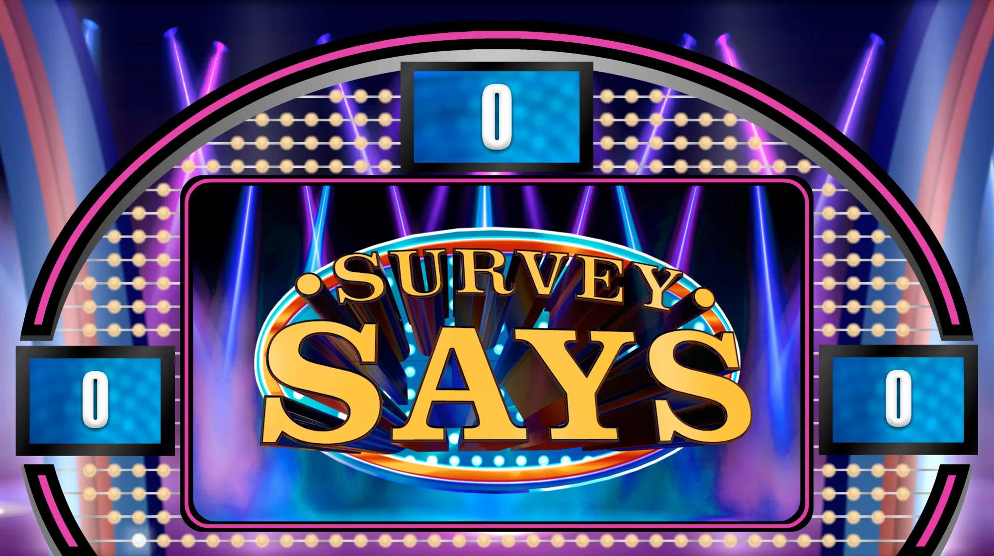and the survey says image from source: family feud