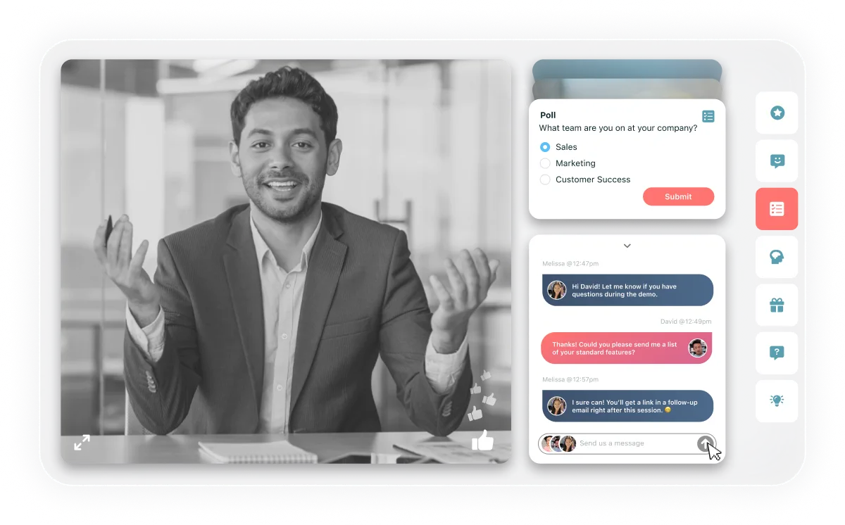 eWebinar automated webinar interface showing scheduled evergreen session